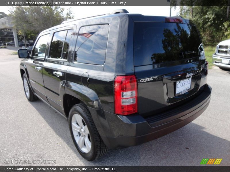 Brilliant Black Crystal Pearl / Dark Slate Gray 2011 Jeep Patriot Latitude