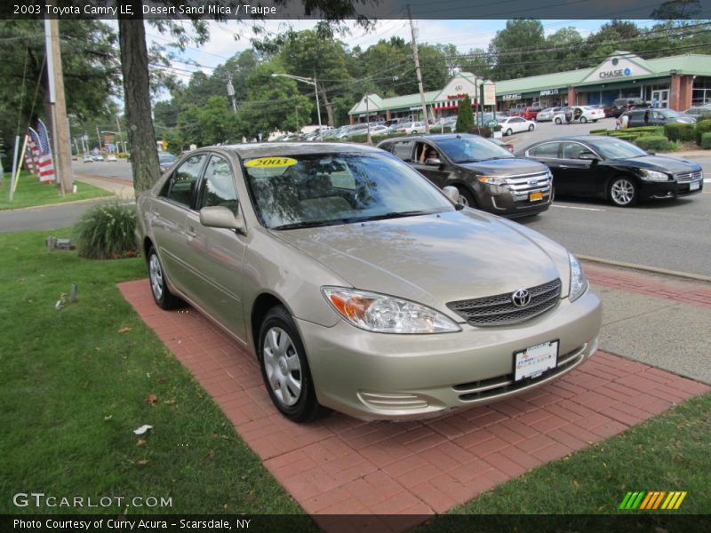 Desert Sand Mica / Taupe 2003 Toyota Camry LE