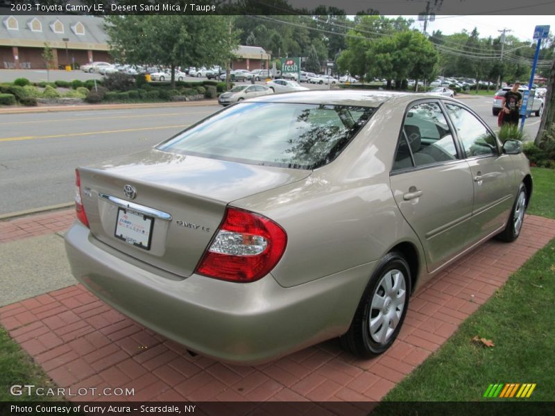 Desert Sand Mica / Taupe 2003 Toyota Camry LE
