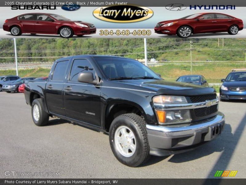 Black / Medium Dark Pewter 2005 Chevrolet Colorado LS Crew Cab