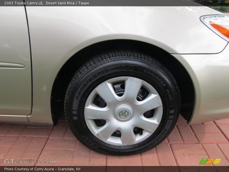 Desert Sand Mica / Taupe 2003 Toyota Camry LE