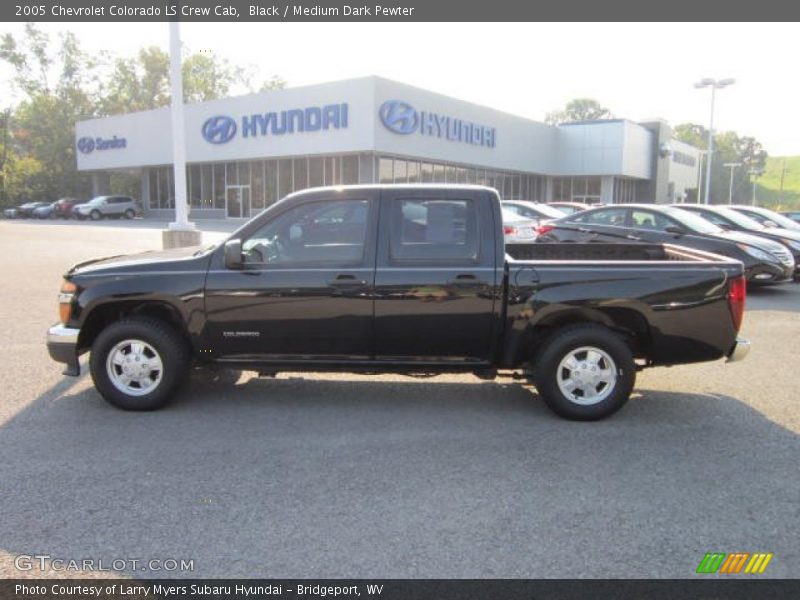 Black / Medium Dark Pewter 2005 Chevrolet Colorado LS Crew Cab