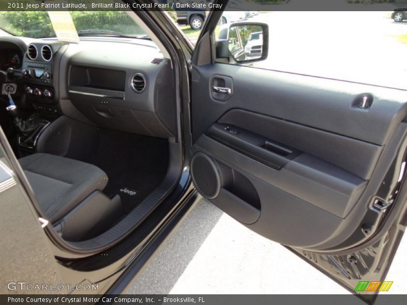 Brilliant Black Crystal Pearl / Dark Slate Gray 2011 Jeep Patriot Latitude