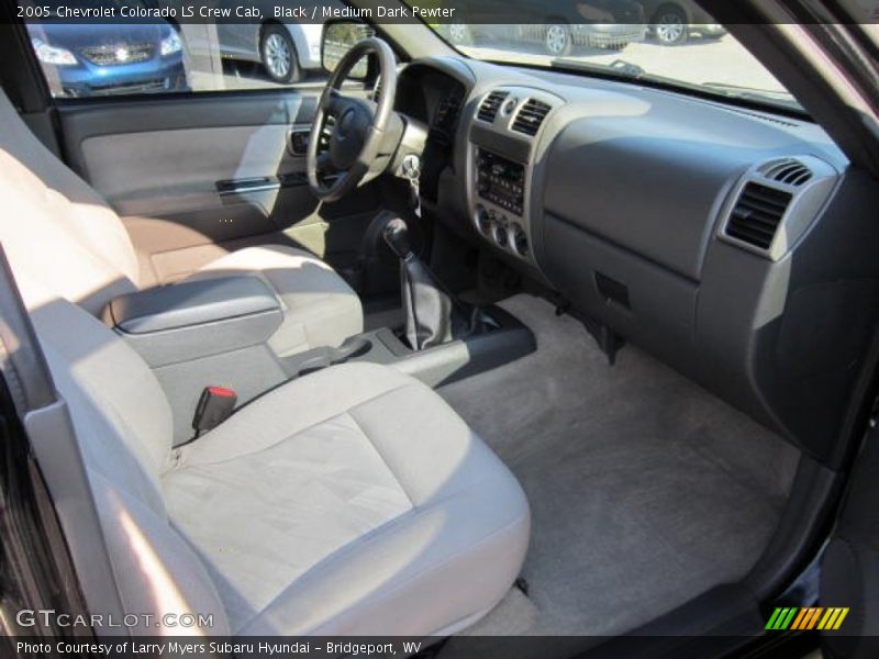 Black / Medium Dark Pewter 2005 Chevrolet Colorado LS Crew Cab