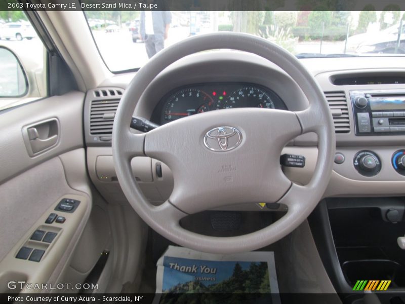 Desert Sand Mica / Taupe 2003 Toyota Camry LE