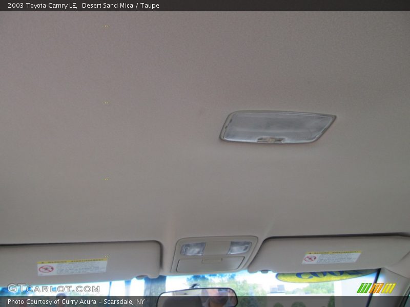 Desert Sand Mica / Taupe 2003 Toyota Camry LE