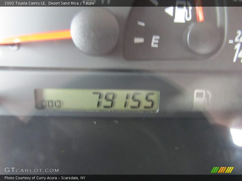 Desert Sand Mica / Taupe 2003 Toyota Camry LE