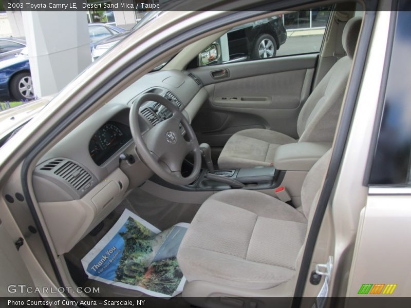 Desert Sand Mica / Taupe 2003 Toyota Camry LE