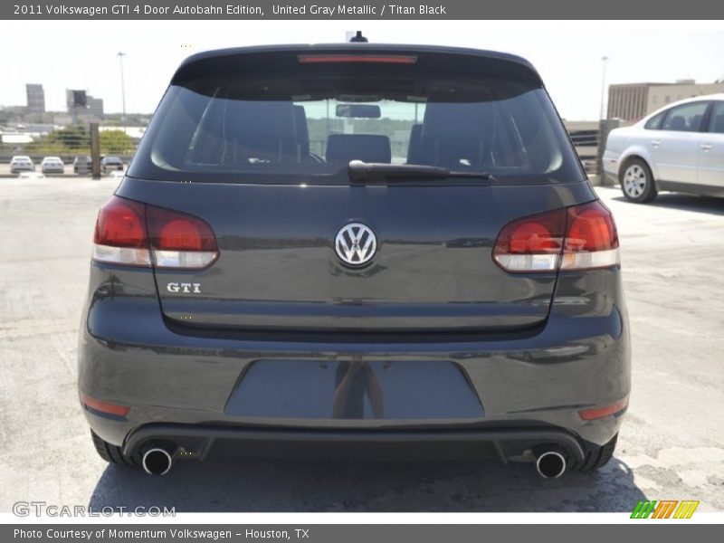United Gray Metallic / Titan Black 2011 Volkswagen GTI 4 Door Autobahn Edition