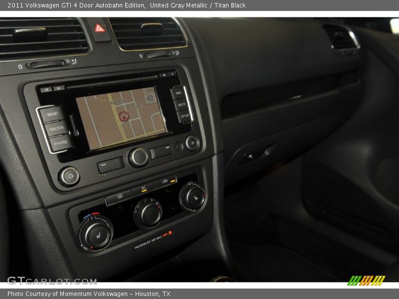Controls of 2011 GTI 4 Door Autobahn Edition
