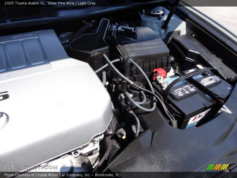 Silver Pine Mica / Light Gray 2005 Toyota Avalon XL