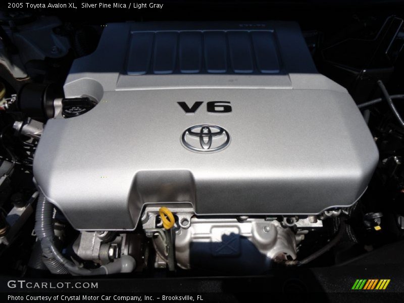 Silver Pine Mica / Light Gray 2005 Toyota Avalon XL