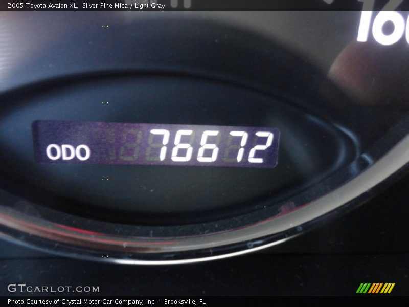 Silver Pine Mica / Light Gray 2005 Toyota Avalon XL