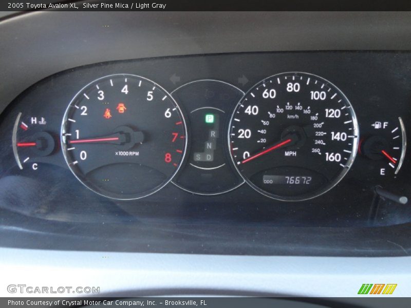 Silver Pine Mica / Light Gray 2005 Toyota Avalon XL