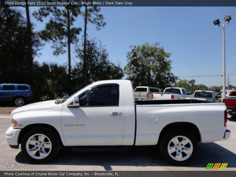 Bright White / Dark Slate Gray 2004 Dodge Ram 1500 Sport Regular Cab