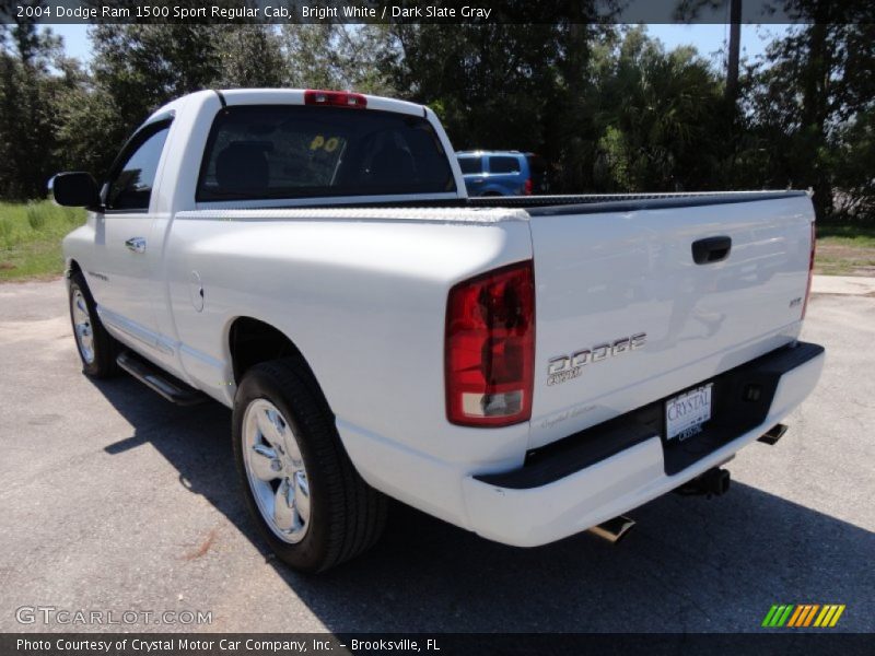 Bright White / Dark Slate Gray 2004 Dodge Ram 1500 Sport Regular Cab