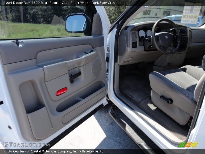 Bright White / Dark Slate Gray 2004 Dodge Ram 1500 Sport Regular Cab