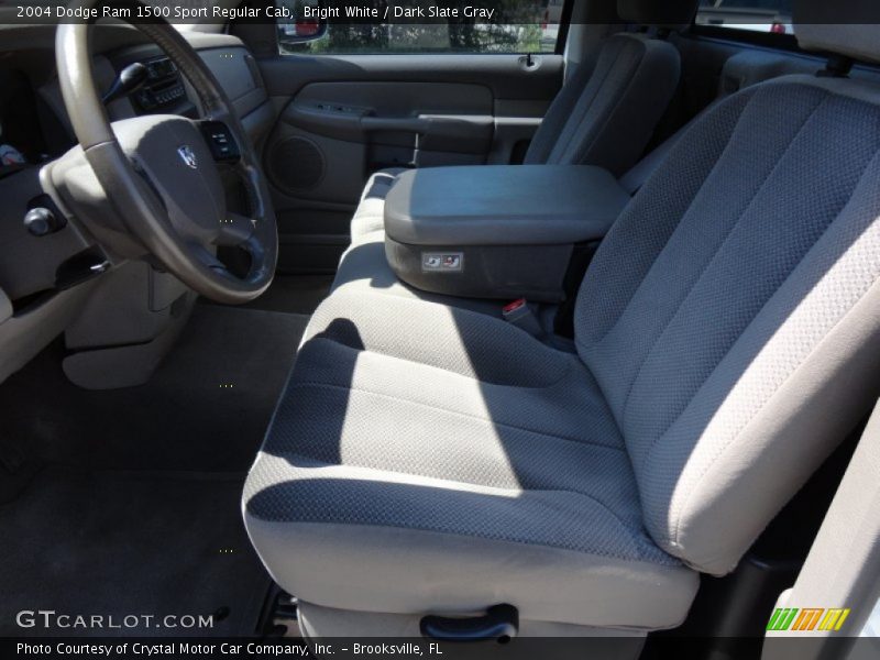 Bright White / Dark Slate Gray 2004 Dodge Ram 1500 Sport Regular Cab