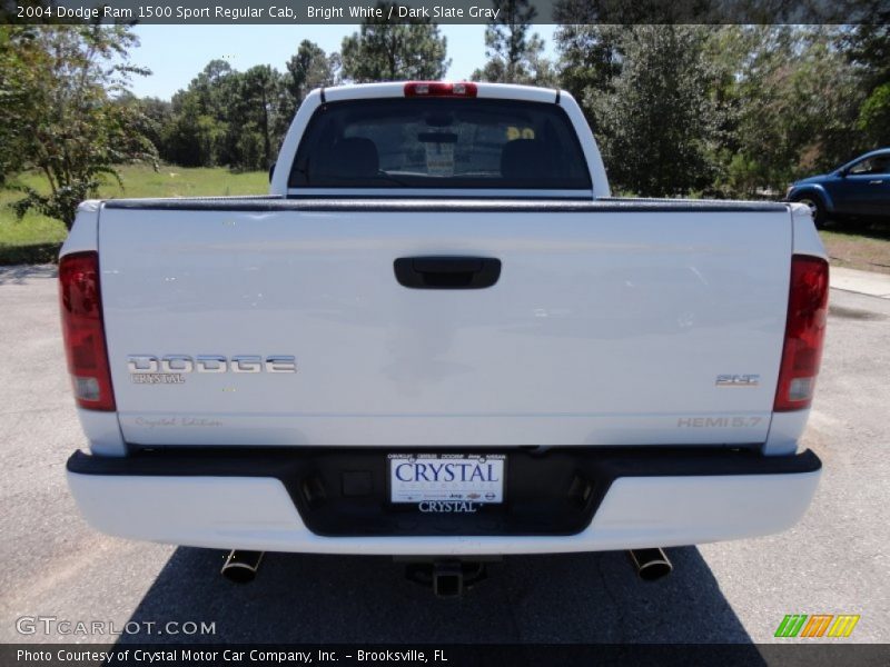 Bright White / Dark Slate Gray 2004 Dodge Ram 1500 Sport Regular Cab