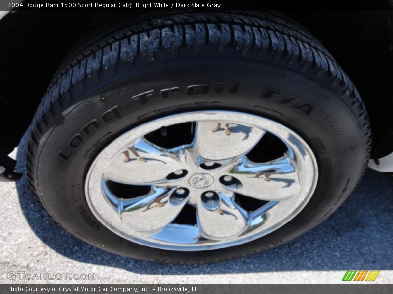 Bright White / Dark Slate Gray 2004 Dodge Ram 1500 Sport Regular Cab