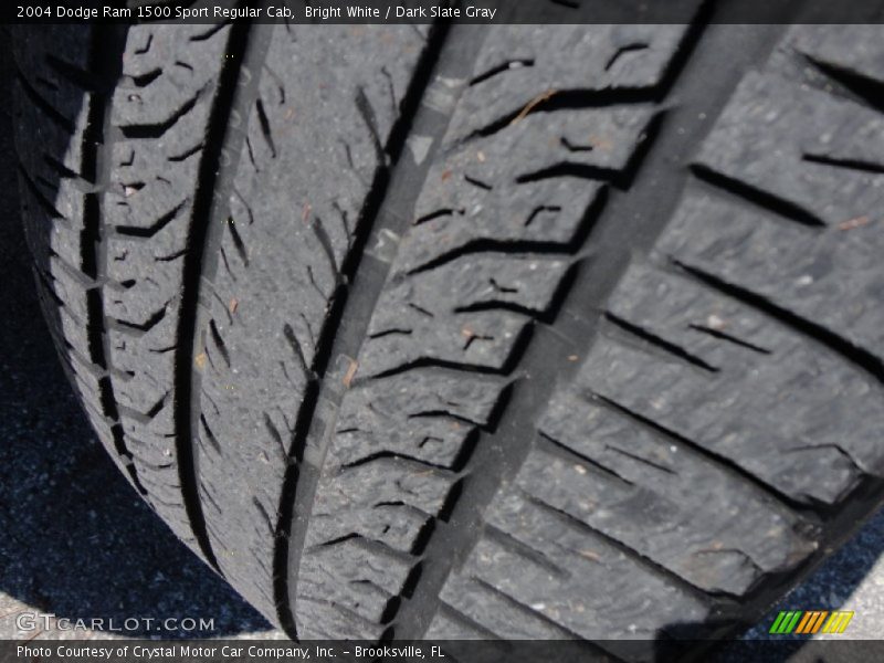Bright White / Dark Slate Gray 2004 Dodge Ram 1500 Sport Regular Cab