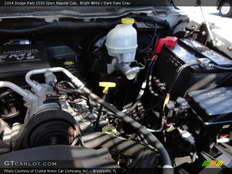 Bright White / Dark Slate Gray 2004 Dodge Ram 1500 Sport Regular Cab