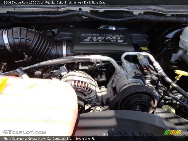 Bright White / Dark Slate Gray 2004 Dodge Ram 1500 Sport Regular Cab