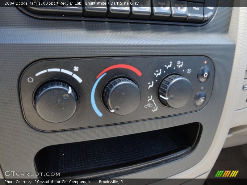 Bright White / Dark Slate Gray 2004 Dodge Ram 1500 Sport Regular Cab