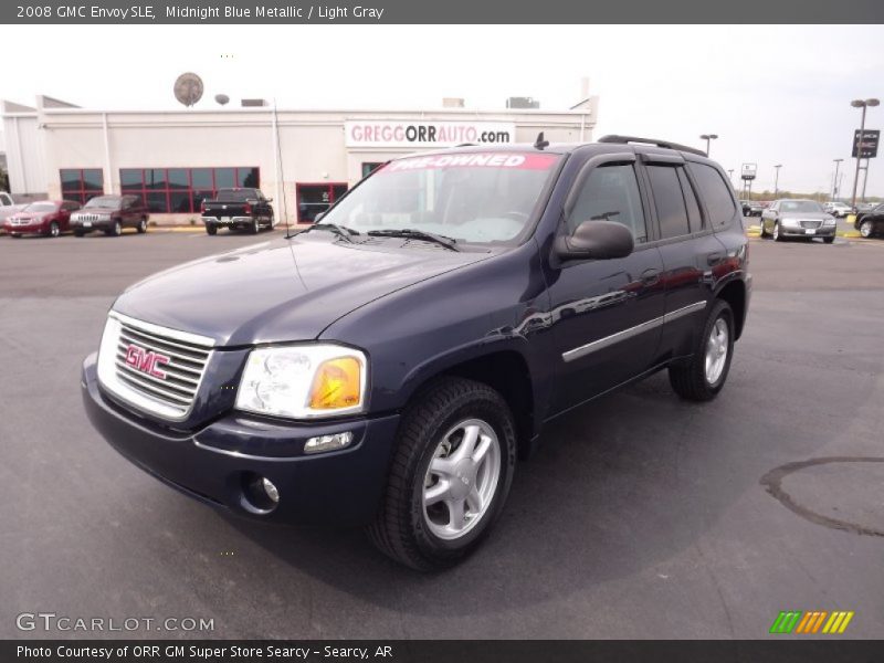 Midnight Blue Metallic / Light Gray 2008 GMC Envoy SLE