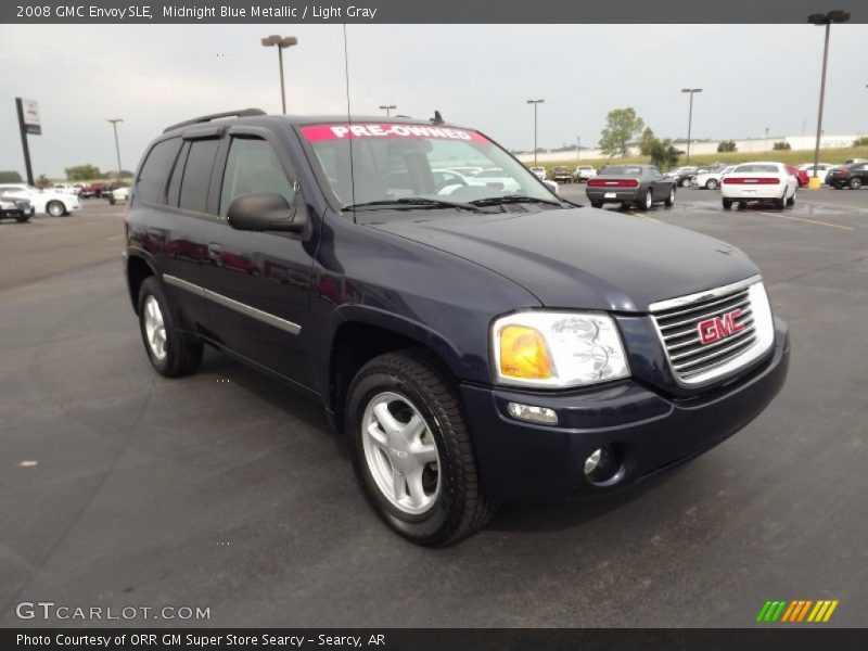 Midnight Blue Metallic / Light Gray 2008 GMC Envoy SLE