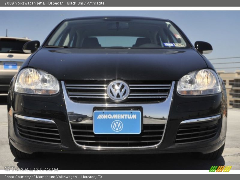 Black Uni / Anthracite 2009 Volkswagen Jetta TDI Sedan