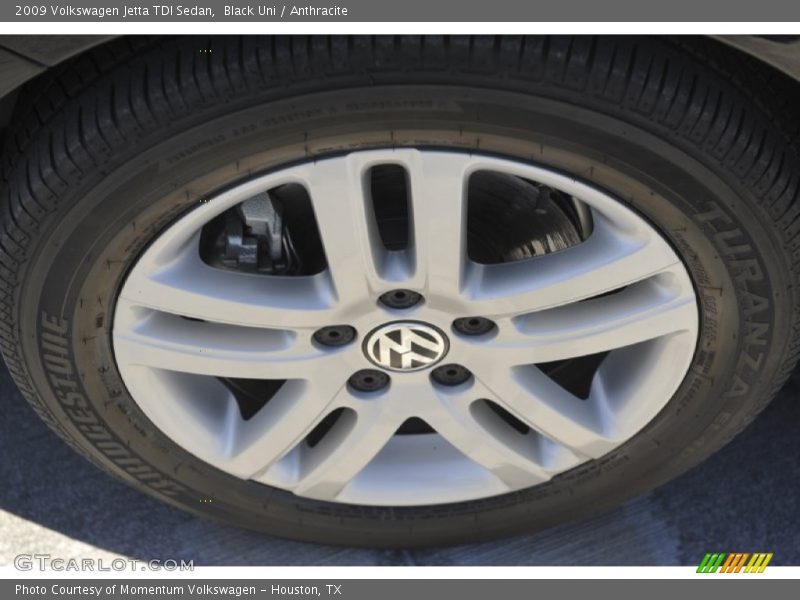 Black Uni / Anthracite 2009 Volkswagen Jetta TDI Sedan