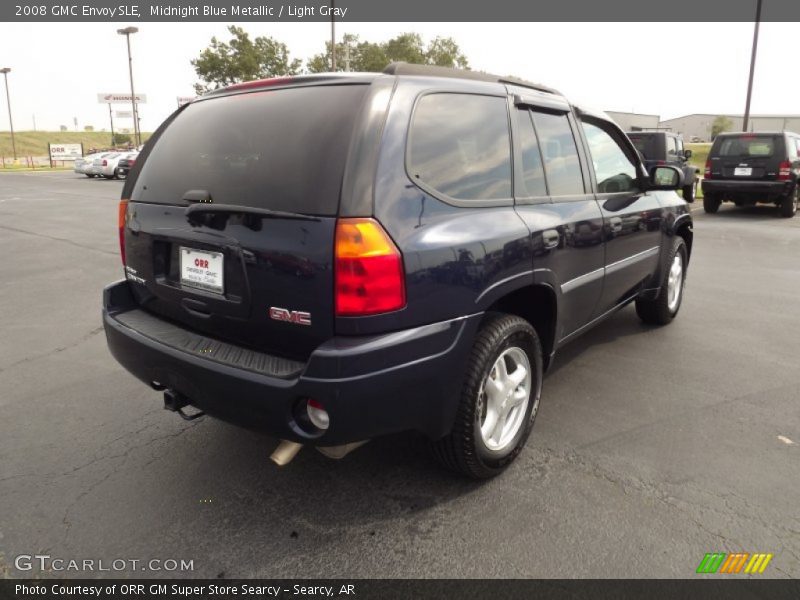 Midnight Blue Metallic / Light Gray 2008 GMC Envoy SLE