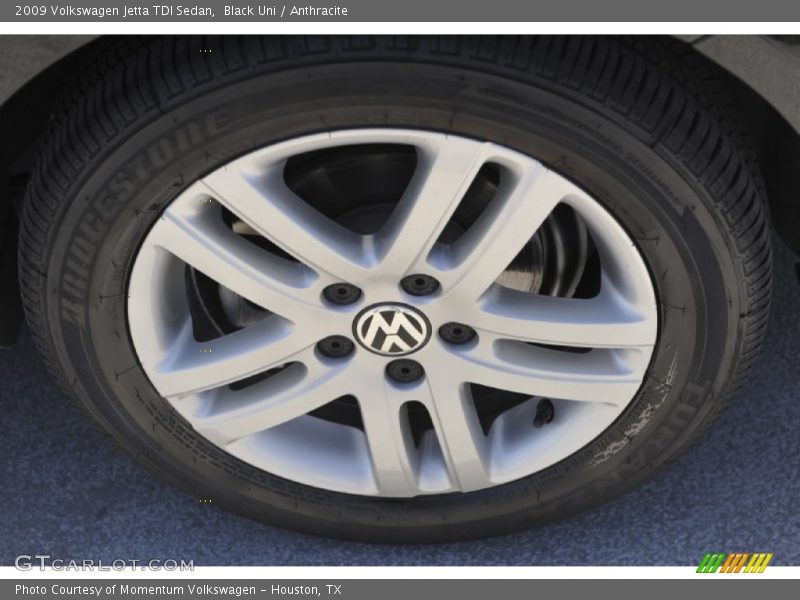 Black Uni / Anthracite 2009 Volkswagen Jetta TDI Sedan