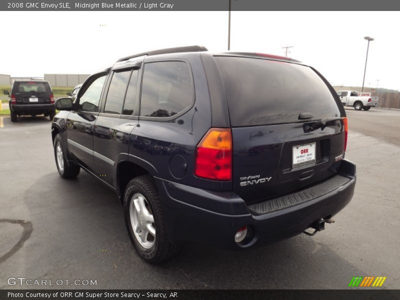 Midnight Blue Metallic / Light Gray 2008 GMC Envoy SLE