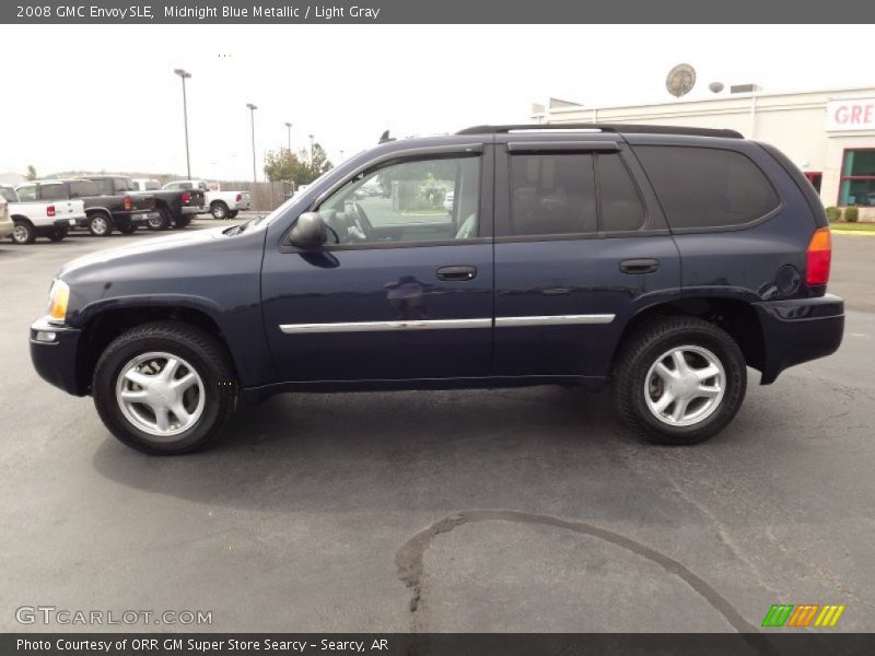 Midnight Blue Metallic / Light Gray 2008 GMC Envoy SLE