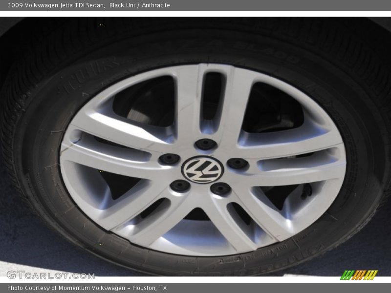 Black Uni / Anthracite 2009 Volkswagen Jetta TDI Sedan