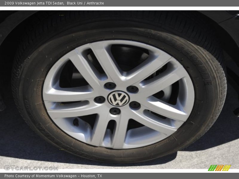 Black Uni / Anthracite 2009 Volkswagen Jetta TDI Sedan