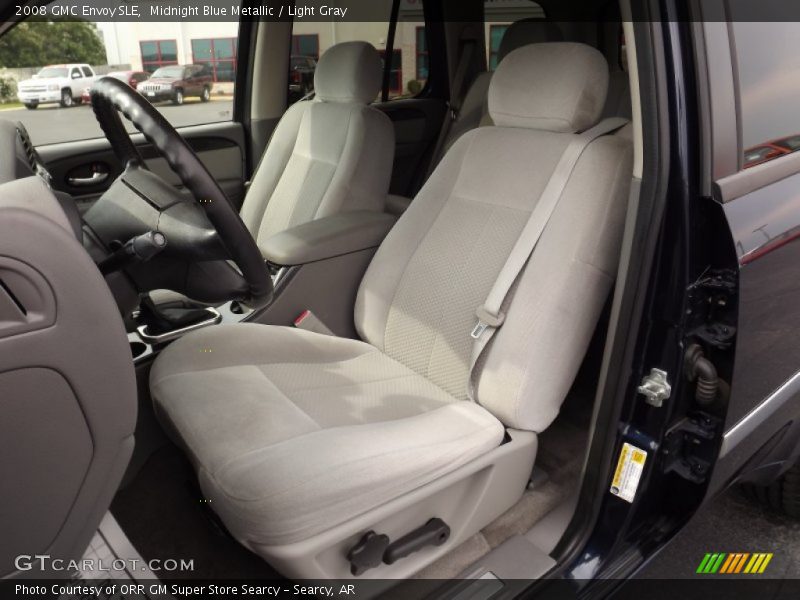 Midnight Blue Metallic / Light Gray 2008 GMC Envoy SLE