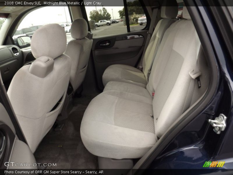 Midnight Blue Metallic / Light Gray 2008 GMC Envoy SLE