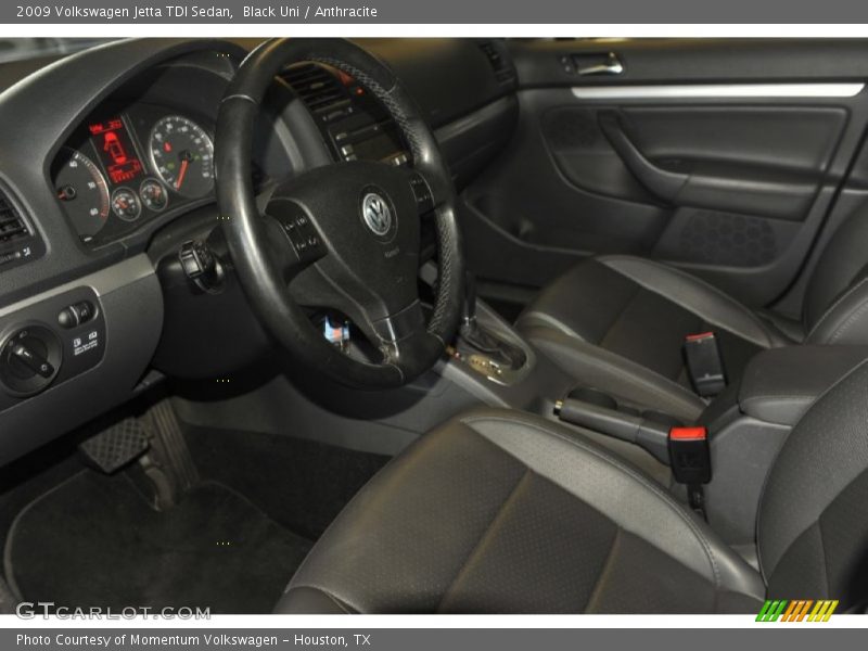 Black Uni / Anthracite 2009 Volkswagen Jetta TDI Sedan