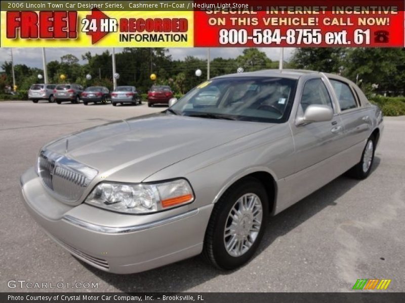 Cashmere Tri-Coat / Medium Light Stone 2006 Lincoln Town Car Designer Series