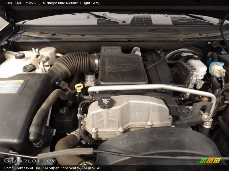 Midnight Blue Metallic / Light Gray 2008 GMC Envoy SLE