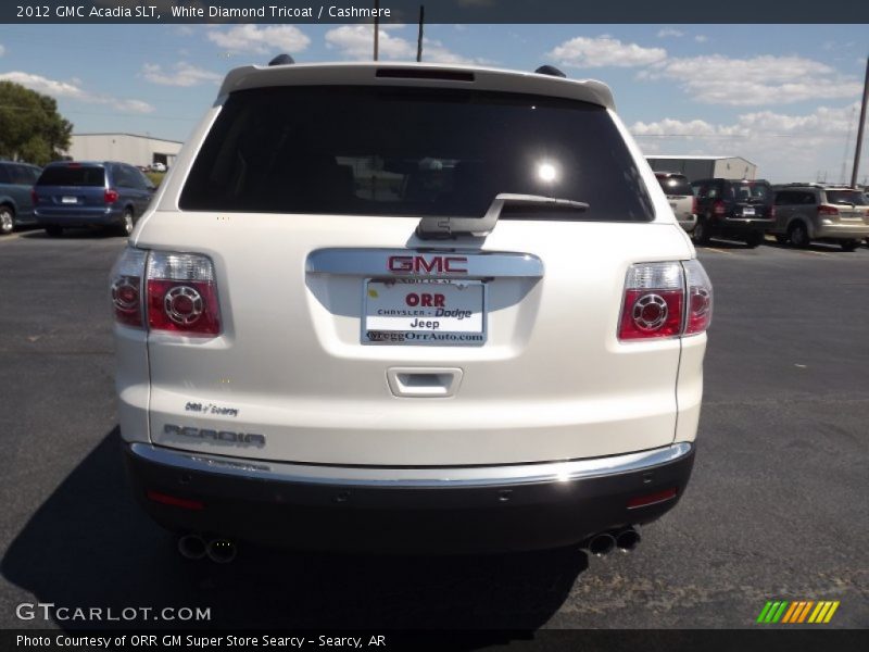 White Diamond Tricoat / Cashmere 2012 GMC Acadia SLT