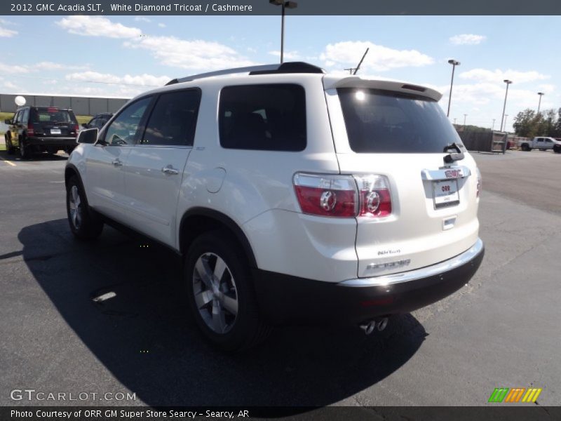 White Diamond Tricoat / Cashmere 2012 GMC Acadia SLT