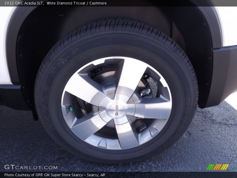White Diamond Tricoat / Cashmere 2012 GMC Acadia SLT