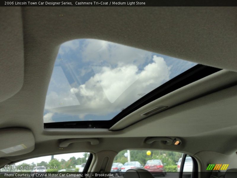 Sunroof of 2006 Town Car Designer Series