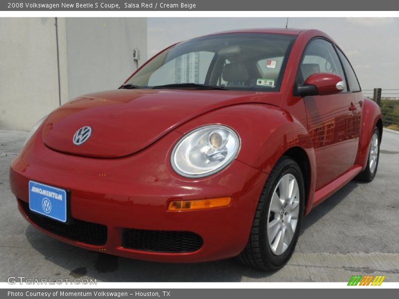 Salsa Red / Cream Beige 2008 Volkswagen New Beetle S Coupe