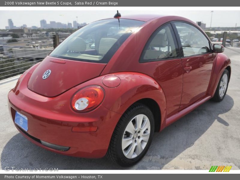 Salsa Red / Cream Beige 2008 Volkswagen New Beetle S Coupe