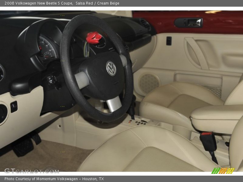 Salsa Red / Cream Beige 2008 Volkswagen New Beetle S Coupe